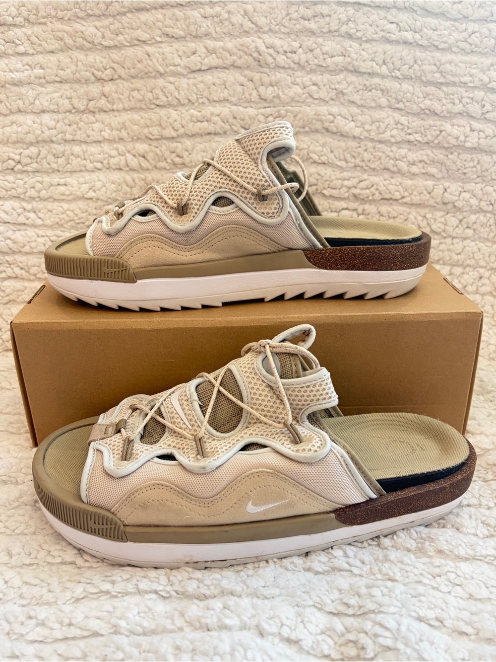Nike Offline 2.0 Beige Khaki Sandals